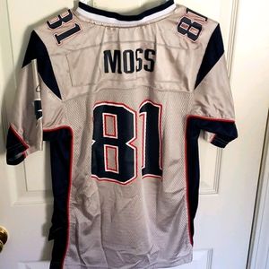 #81 Randy Moss New England Patriots Reebok Jersey